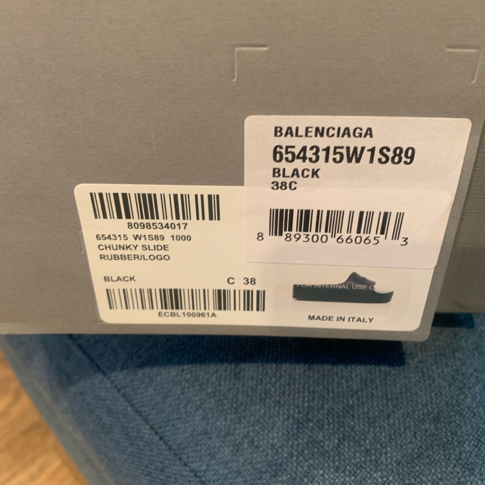 Authentic Balenciaga Chunky Slide Sandal